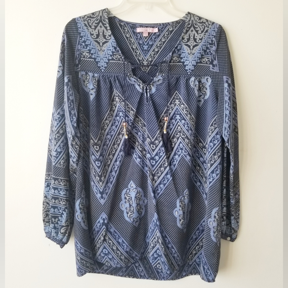 Calypso Royal Tunic Top - Women's size S